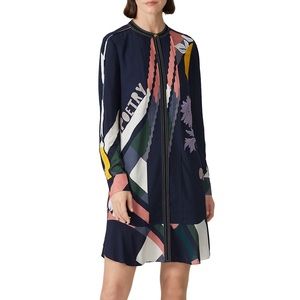 Tory Burch Cora Printed Dress S 4